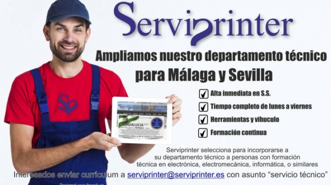 Serviprinter - Ampliamos nuestro SAT