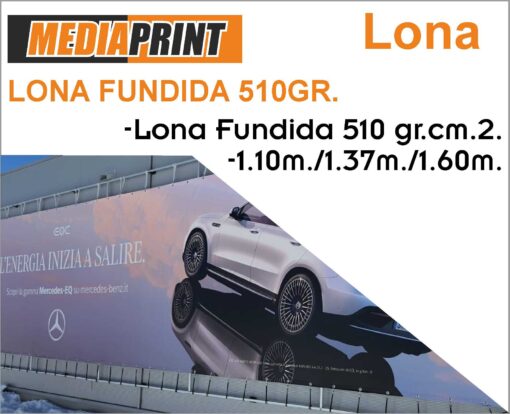 LONA FUNDIDA 510 gr.